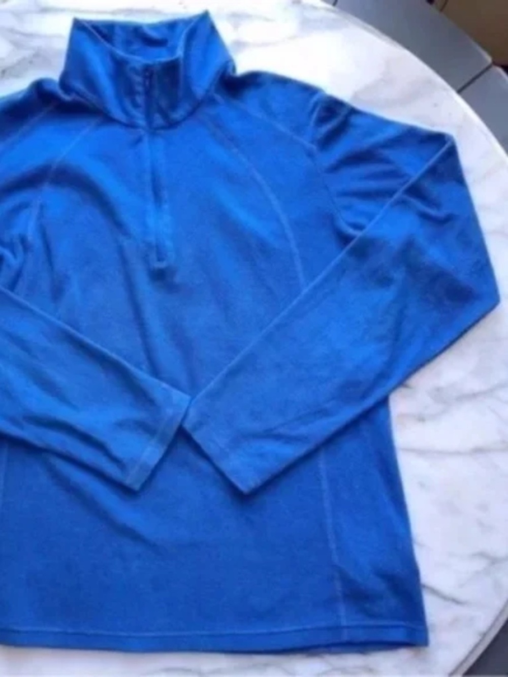 Columbia Women's Blue 1/4 Zip Pullover Sweater
